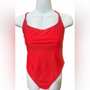 Wild Fable-Women's High Leg Extra Cheeky Scoop Back One Piece (New without Tag)